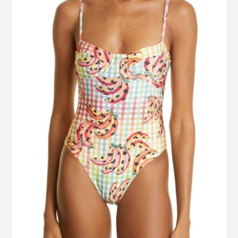 Farm Rio Banana One-Piece Swimsuit